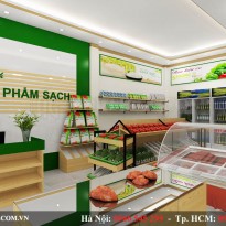 Thiết Kế Shop Thực Phẩm Sạch Phương Anh - Anh Hùng